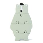 Trixie Puzzle formes animaux en bois - Mr Polar bear