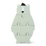 Voir la diapositive 1 : Trixie Puzzle formes animaux en bois - Mr Polar bear