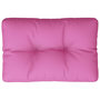 Voir la diapositive 4 : VIDAXL Coussin de palette Rose 50x40x12 cm tissu