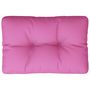Voir la diapositive 4 : VIDAXL Coussin de palette Rose 50x40x12 cm tissu