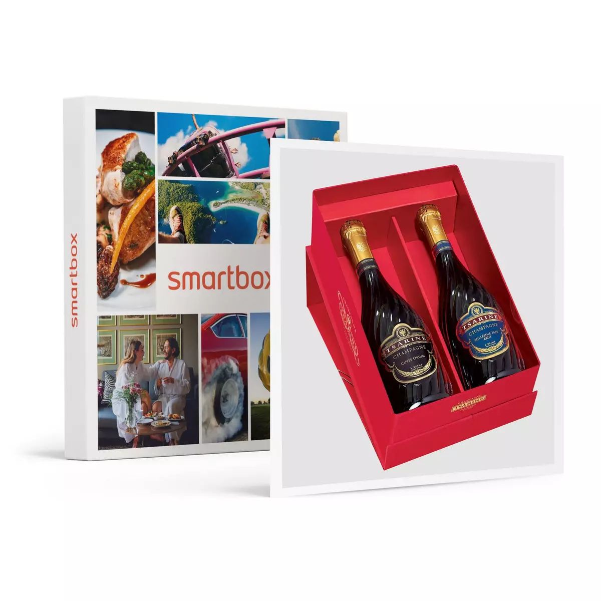 Smartbox Coffret 2 bouteilles de champagne Tsarine - Coffret Cadeau Gastronomie