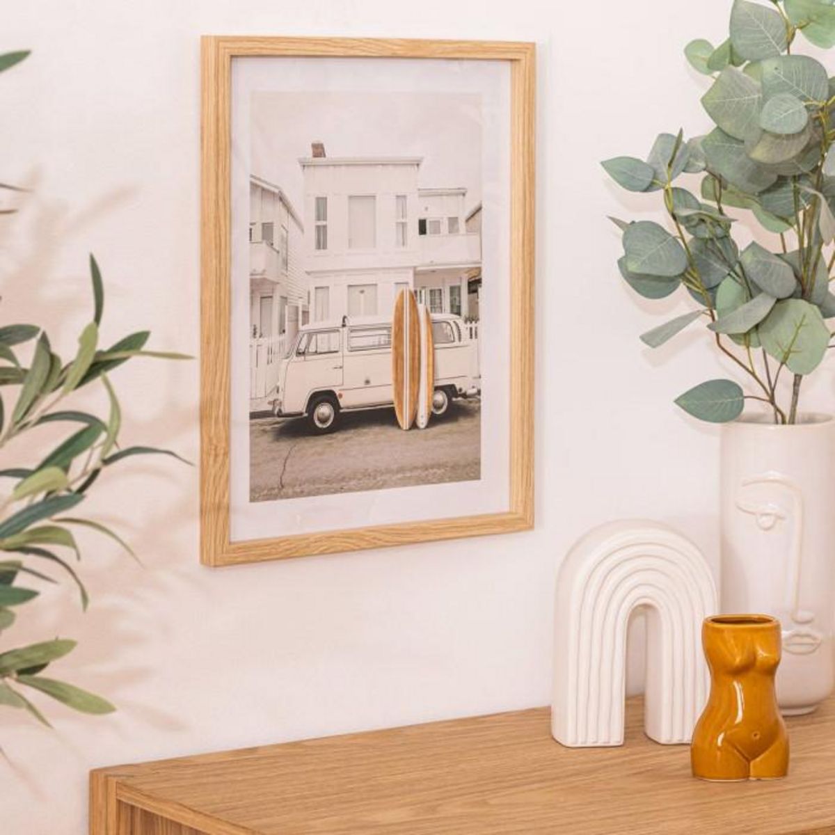 ATMOSPHERA Cadre Déco Surf  Vivien  30x40cm Multicolore