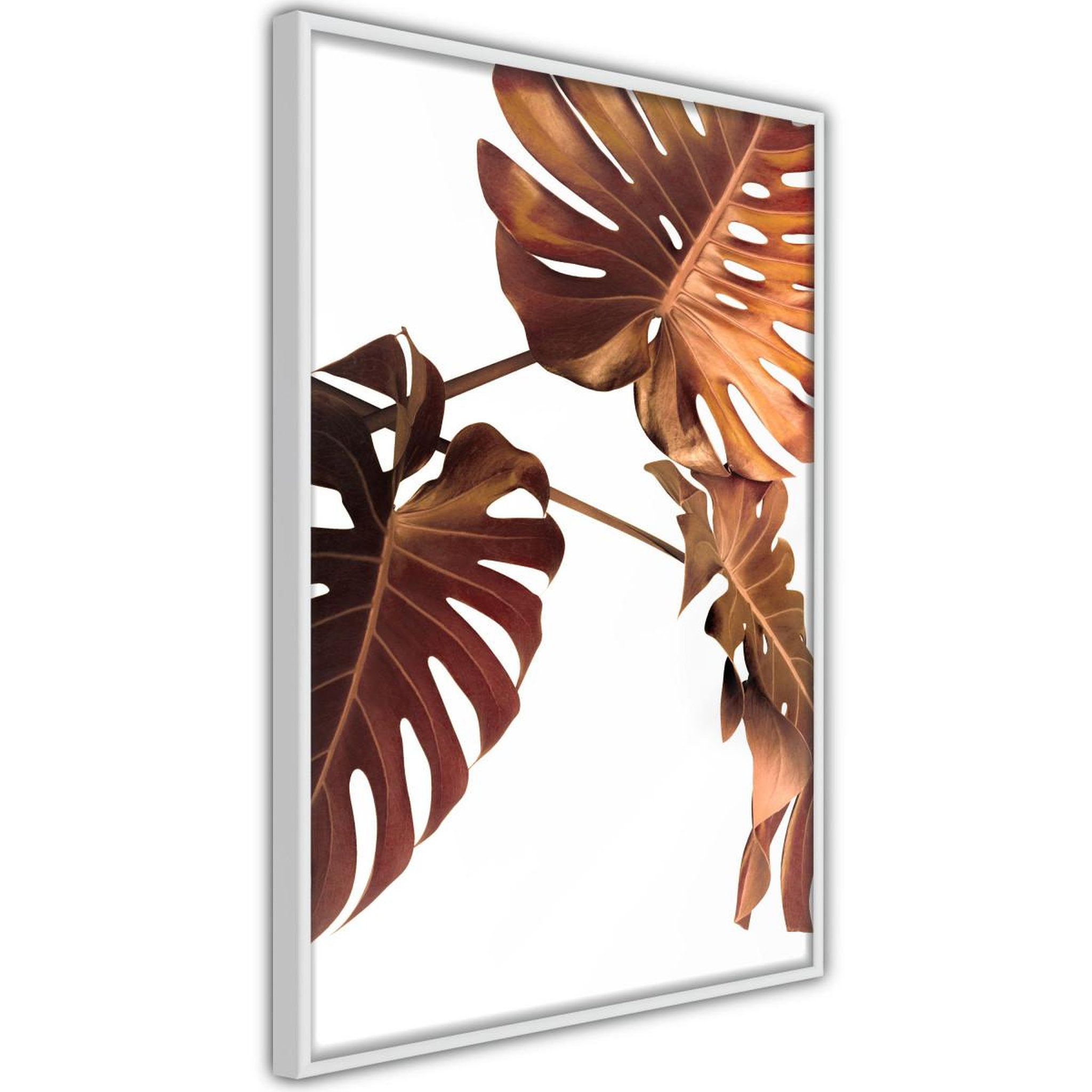 Paris Prix Affiche Murale Encadrée  Copper Monstera