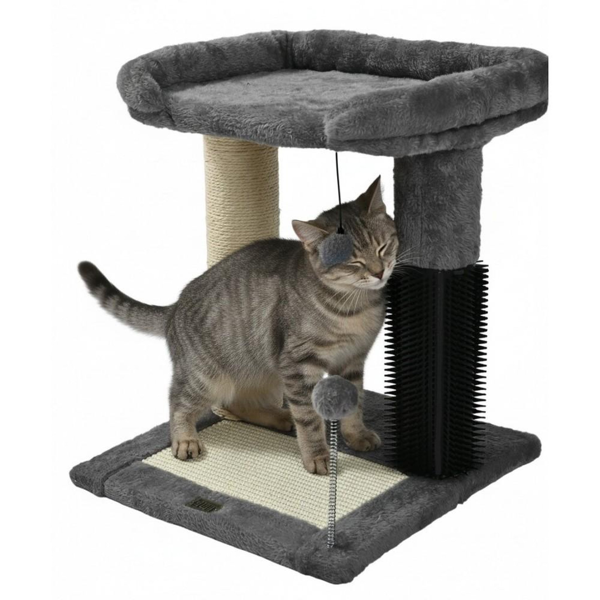 Voir la diapositive 3 : MON AMI LUKI Arbre à chat grande plateforme avec jouet, griffoir et grattoir
