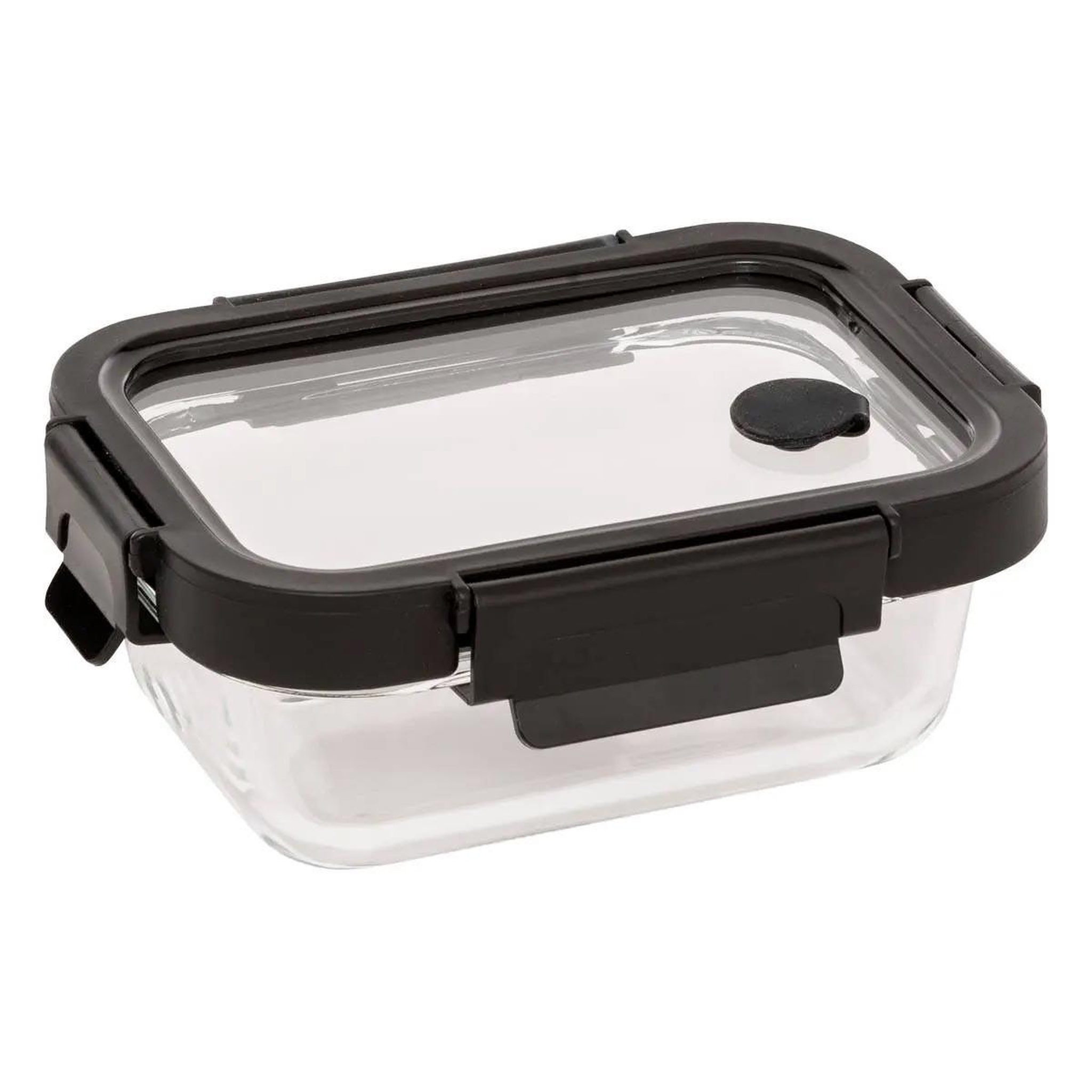 FIVE Boîte de conservation en verre  clipeat plus  0,37l noir