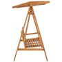 Voir la diapositive 4 : VIDAXL Balancelle 174 cm Bois de teck massif