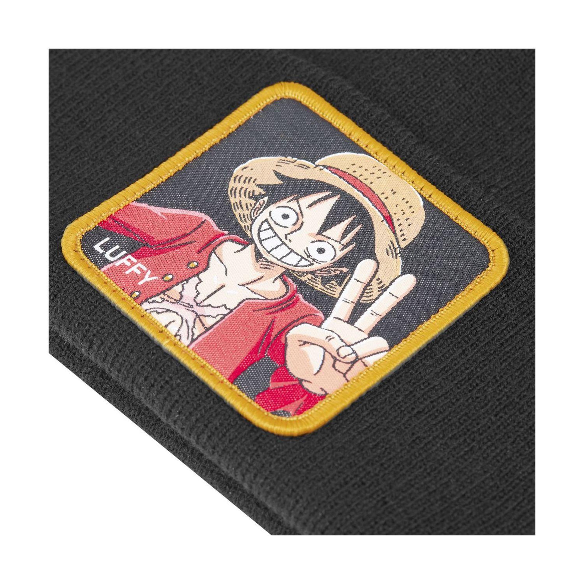 Voir la diapositive 2 : CAPSLAB Bonnet homme One Piece Luffy