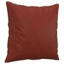 Voir la diapositive 3 : VIDAXL Coussins decoratifs lot de 2 Rouge bordeaux 40x40 cm Similicuir