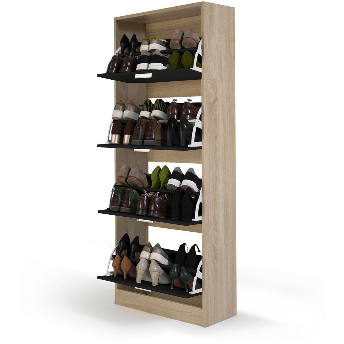 Meuble à chaussures 4 portes L60 cm TOWA