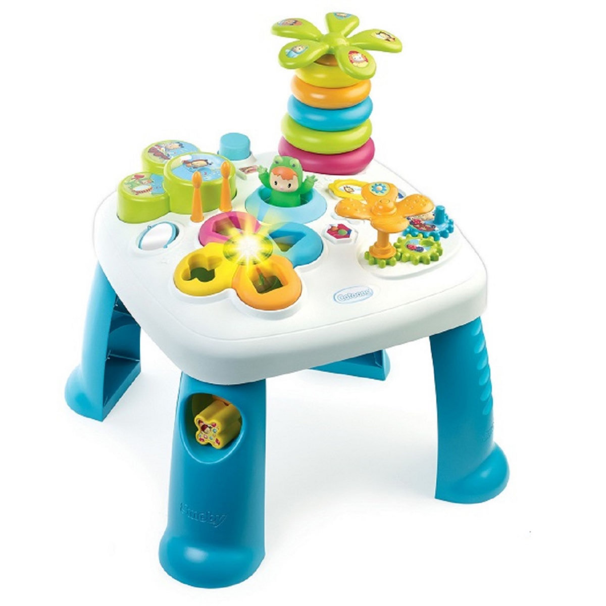 SMOBY Table d'activités bleu - Dès 12 mois