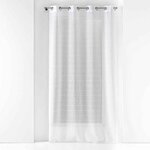 Paris Prix Rideau Voilage à Œillets  Eulalie  140x240cm Blanc