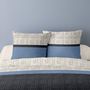 Voir la diapositive 2 : Dourev Housse de couette 240x220 HUGO + 2 taies en percale de coton 76fils