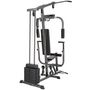 Voir la diapositive 2 : tectake Station de musculation banc appareil complet avec module de butterfly réglable en hauteur noir