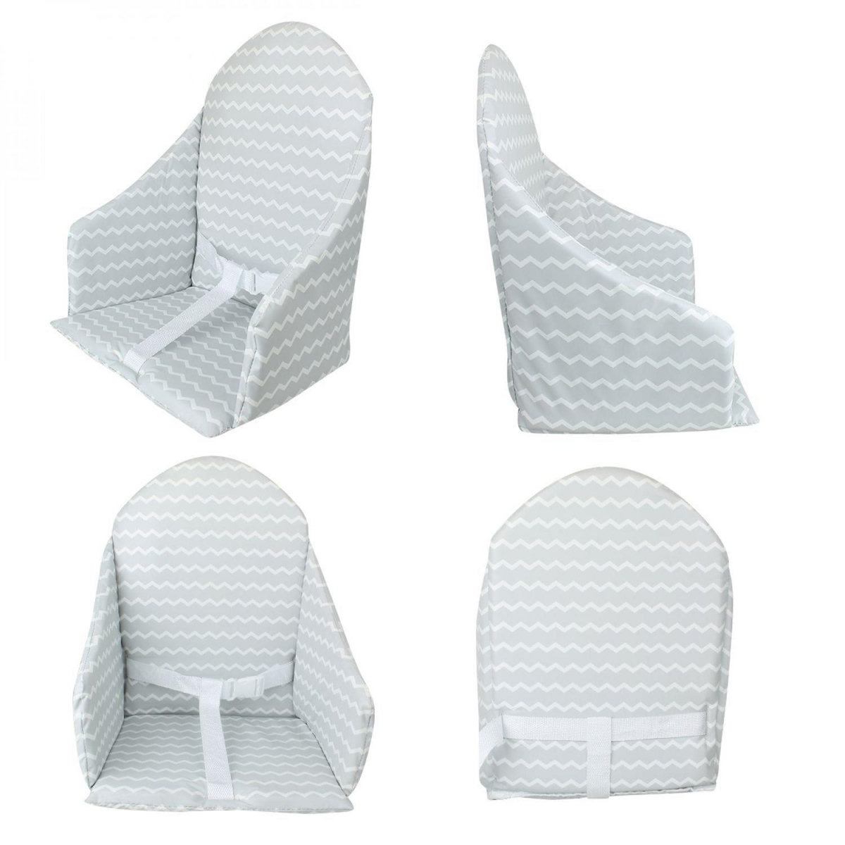 Monsieur Bébé Coussin d'assise universel Miam avec harnais pour chaise haute bébé