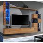 Voir la diapositive 1 : Paris Prix Ensemble Meuble TV Design  Switch II  250cm Naturel & Noir
