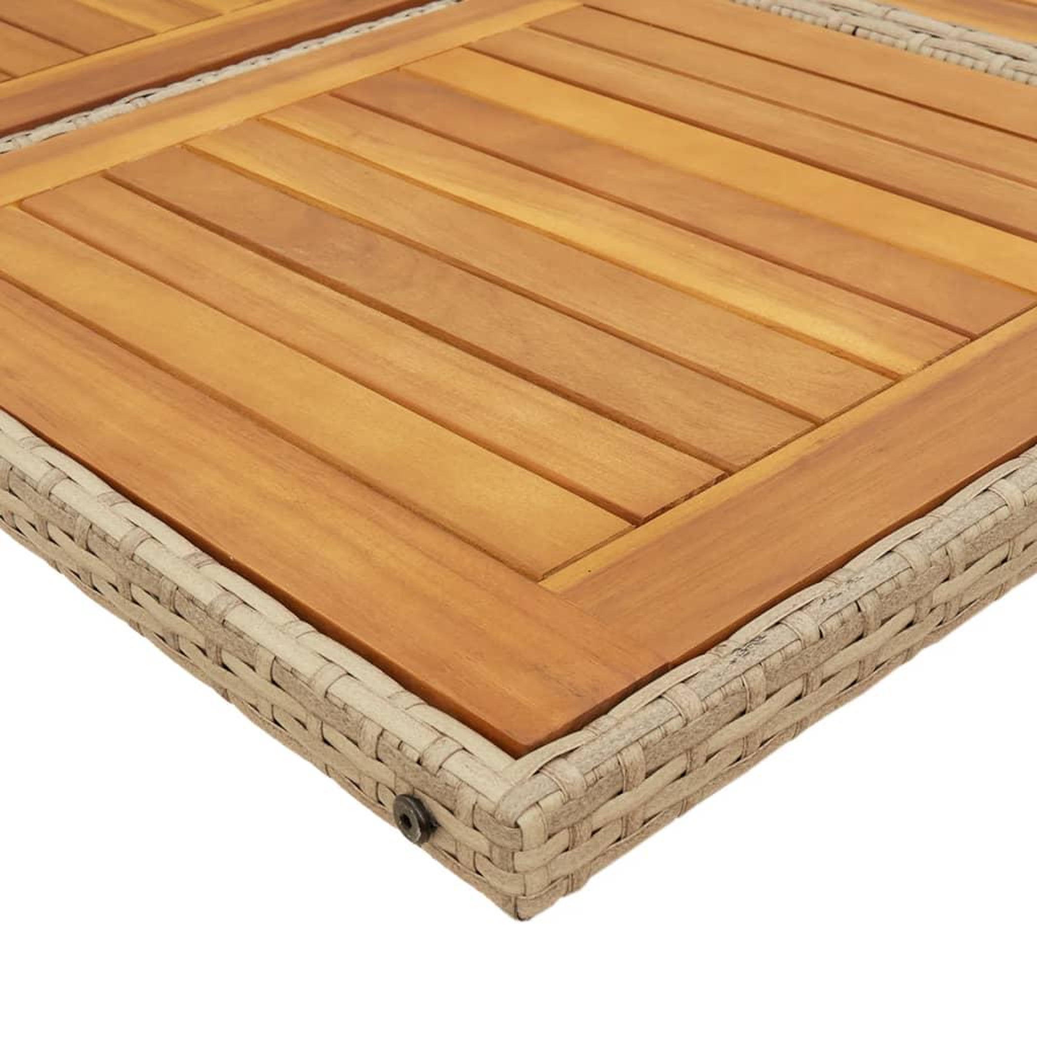 Voir la diapositive 5 : VIDAXL Ensemble a manger de jardin et coussins 13 pcs beige