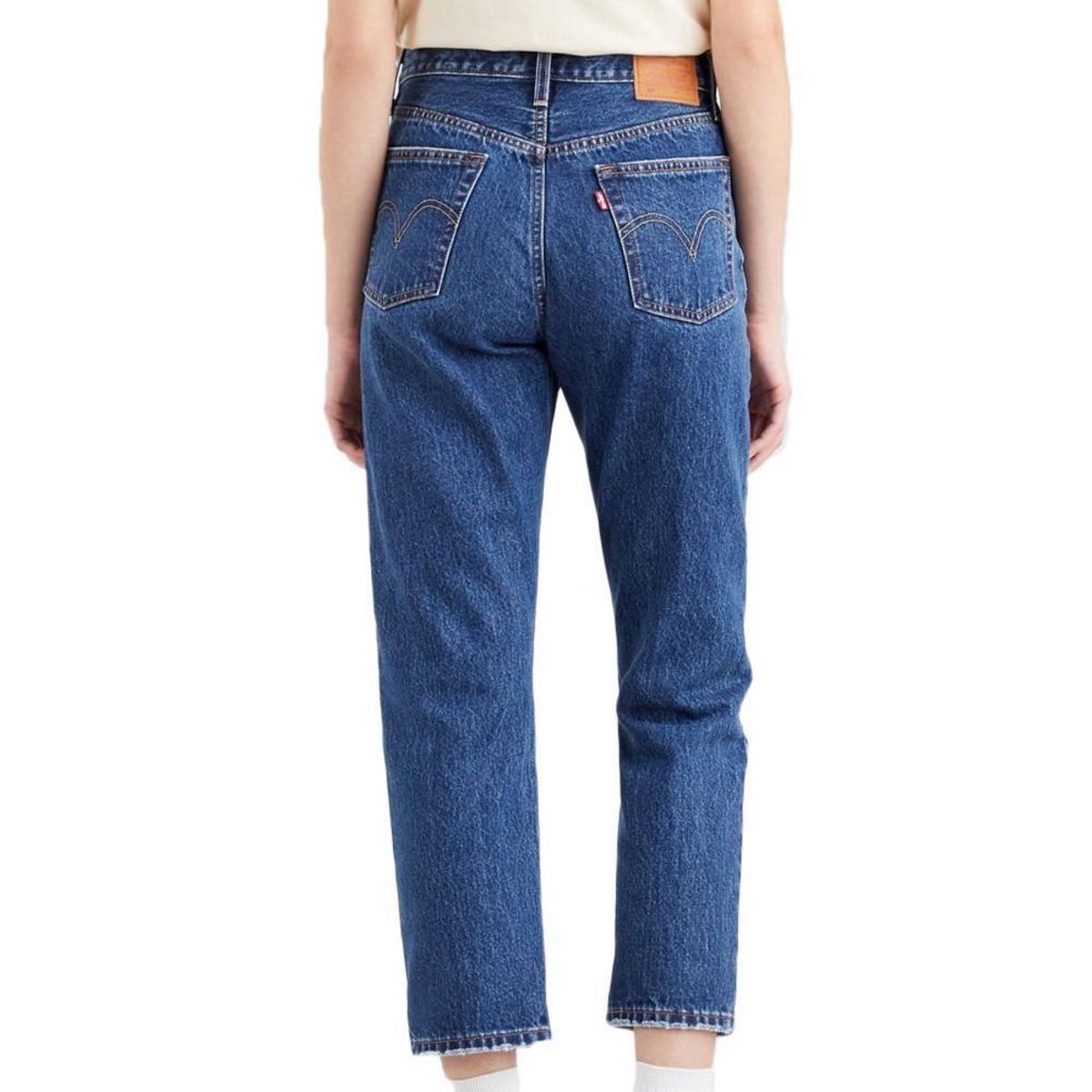 Levi's Jean Cropped  Foncé Femme Levi's 501   W28