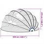 Voir la diapositive 6 : VIDAXL Dome de piscine 559x275 cm