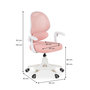 Voir la diapositive 6 : IDIMEX Chaise de bureau pour enfant ISLA pivotante