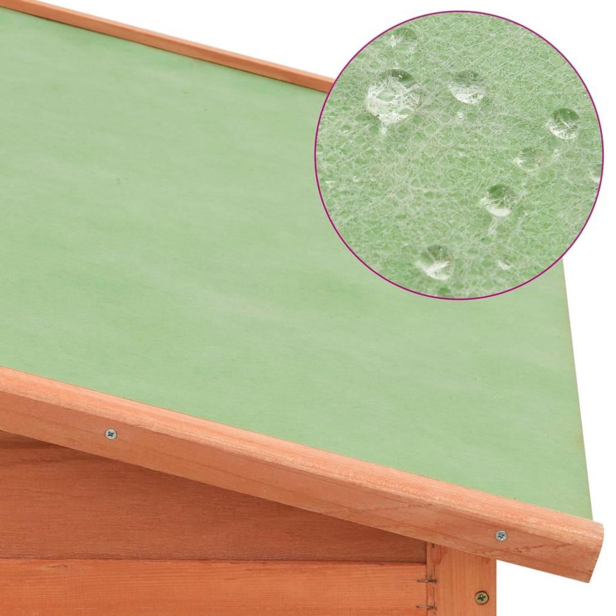 VIDAXL Poulailler avec nichoir Bois de sapin massif