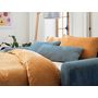 Voir la diapositive 5 : LISA DESIGN Owen - canapé 3 places convertible express couchage quotidien 140 cm matelas 12 cm en velours côtelé