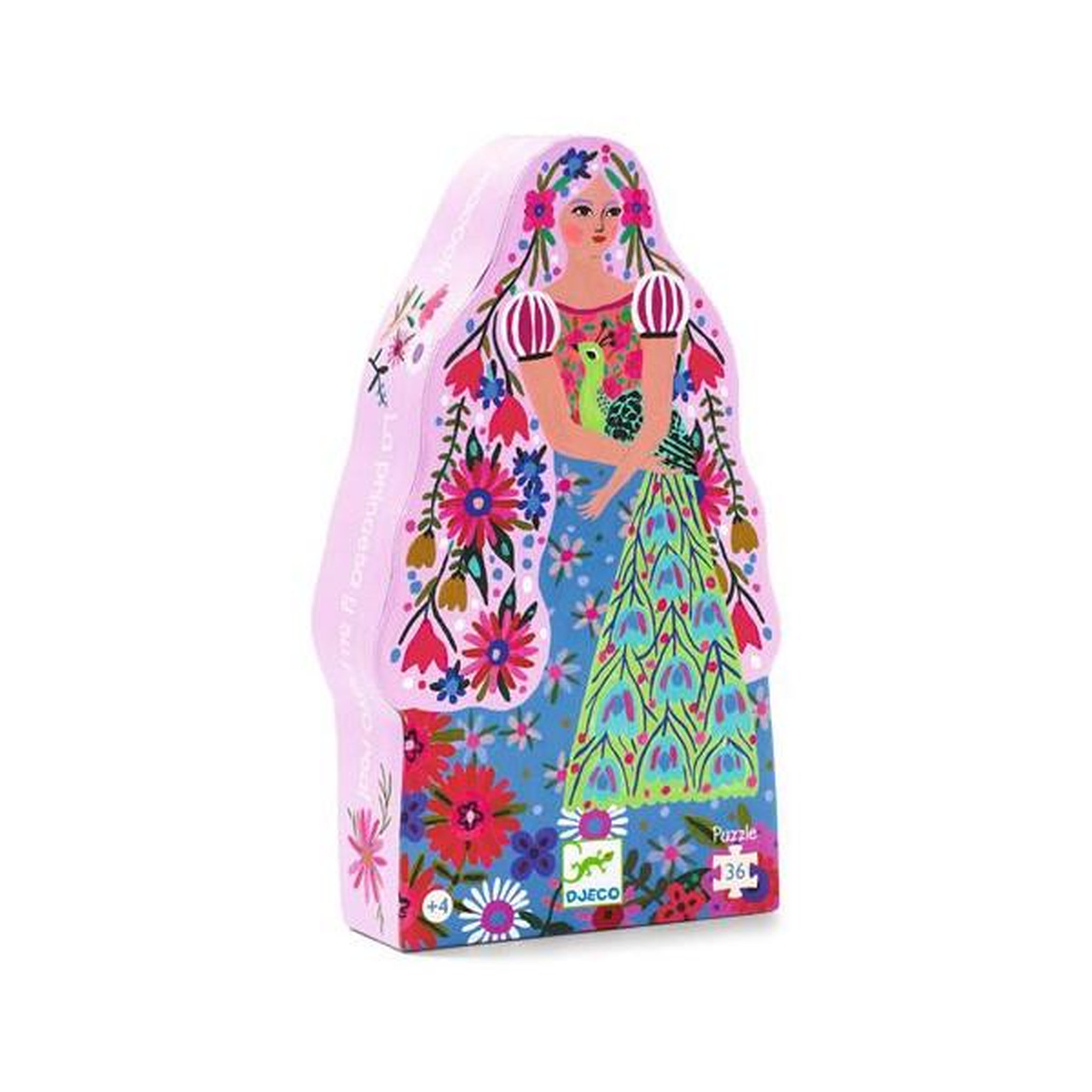 Djeco Puzzle Djeco La princesse et son paon 36 pièces