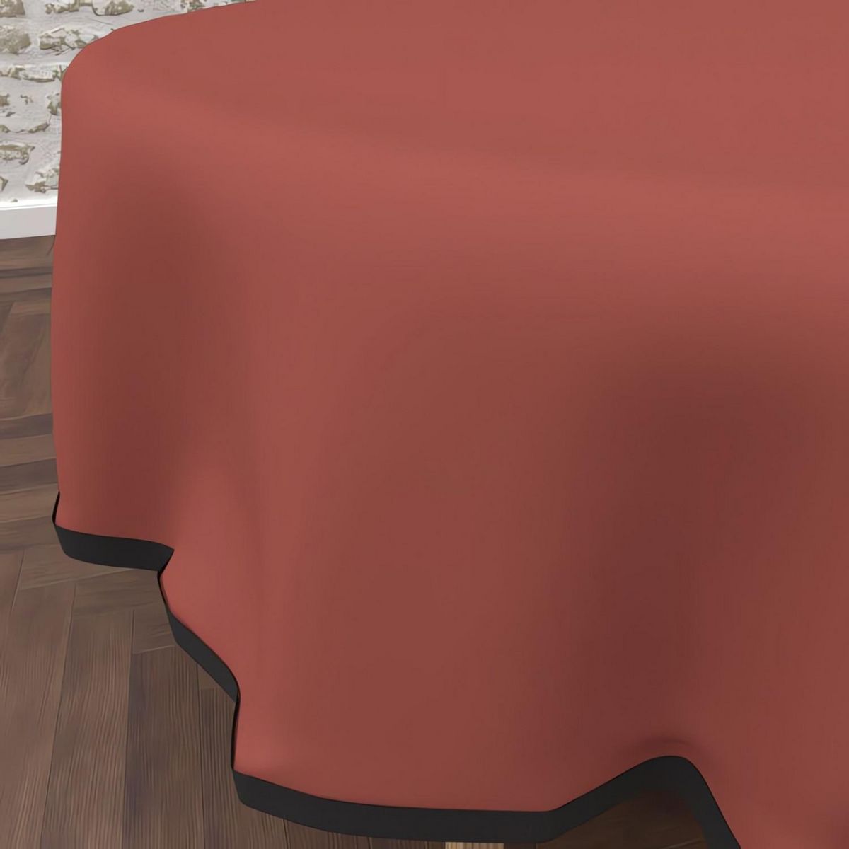 SOLEIL D'OCRE Nappe anti-tâches en microfibre lavée BOHEME, par Soleil d'Ocre