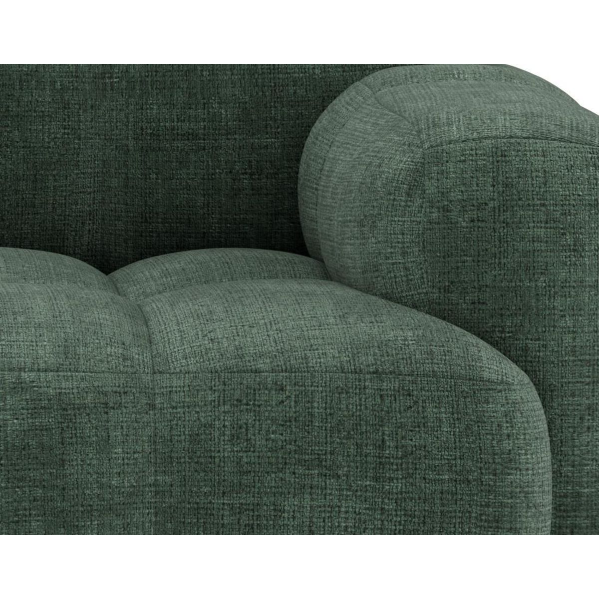 LISA DESIGN Grace - canapé modulable 2 places en velours texturé