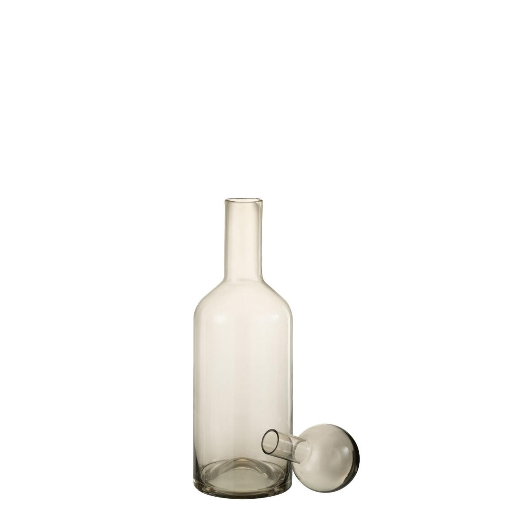 Voir la diapositive 2 : J-LINE Bouteille en verre  norma  55cm gris