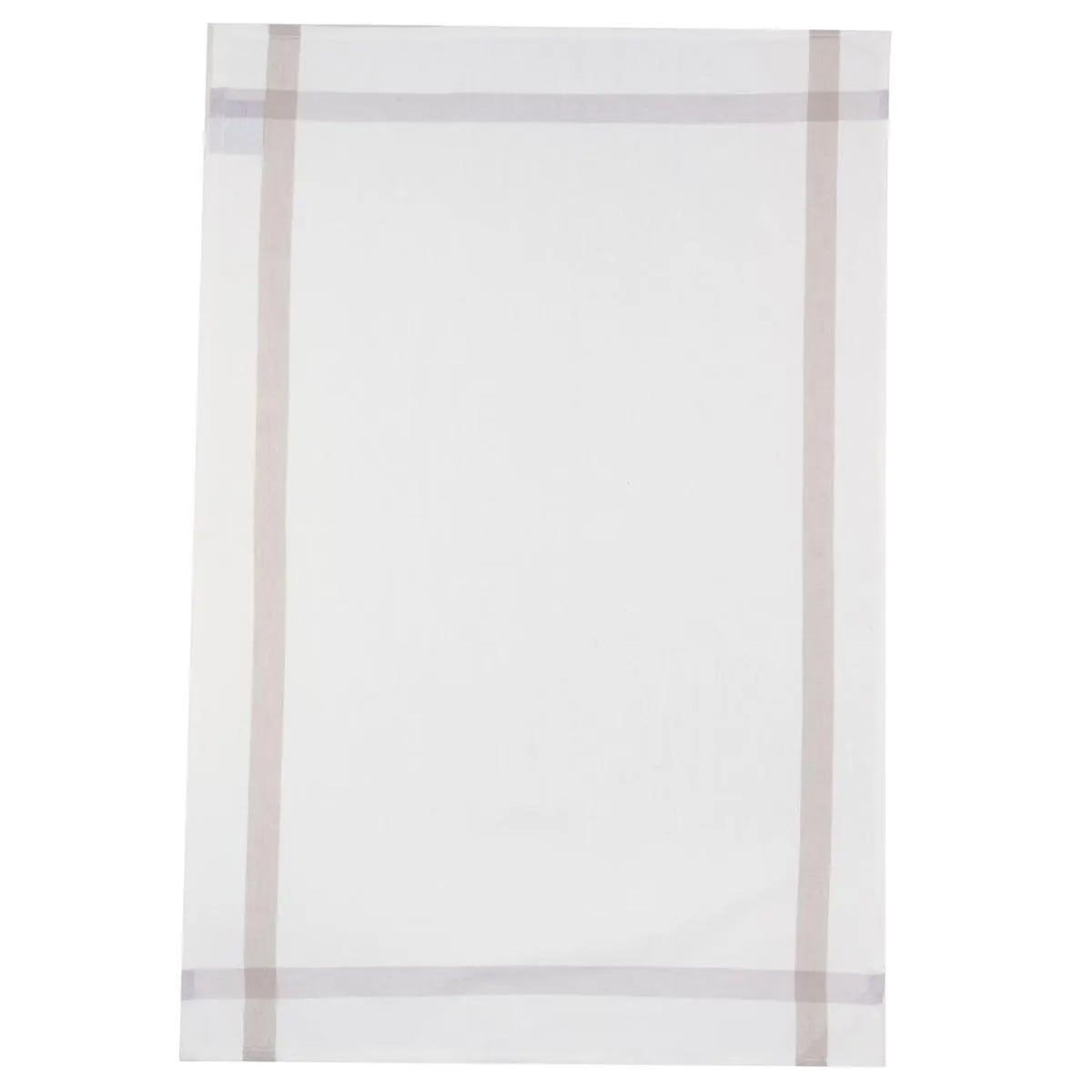 ATMOSPHERA Lot de 2 Torchons de Cuisine  Traditionnel  70cm Gris