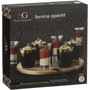 Voir la diapositive 6 : SECRET DE GOURMET Set Apéritif 13 Pièces  Lady Jungle  27cm Noir