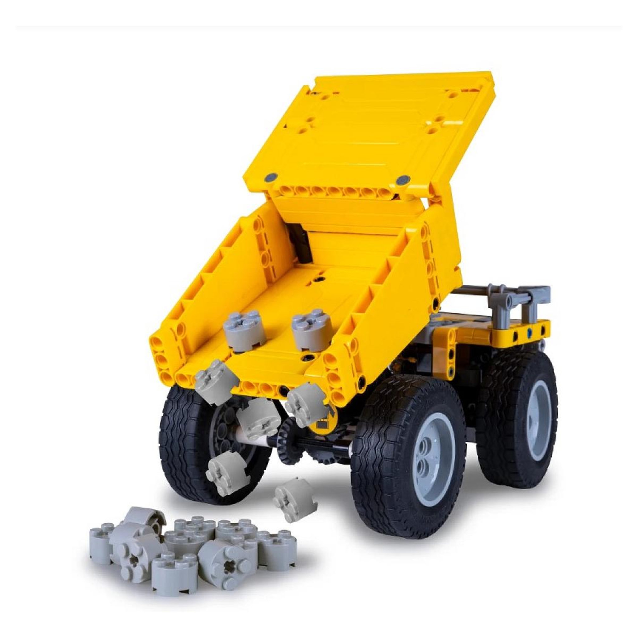 Voir la diapositive 3 : Jamara CaDA Camion benne Bricks jaune