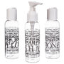 Voir la diapositive 1 : Body beauty Set de 3 Flacons  Voyage  13cm Transparent