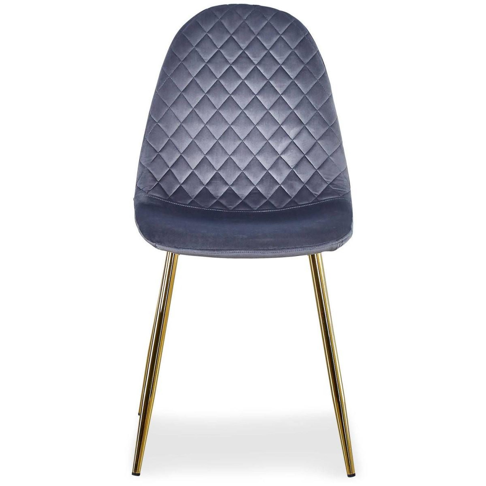 Voir la diapositive 2 : Paris Prix Lot de 8 chaises en velours  waynor  88cm gris