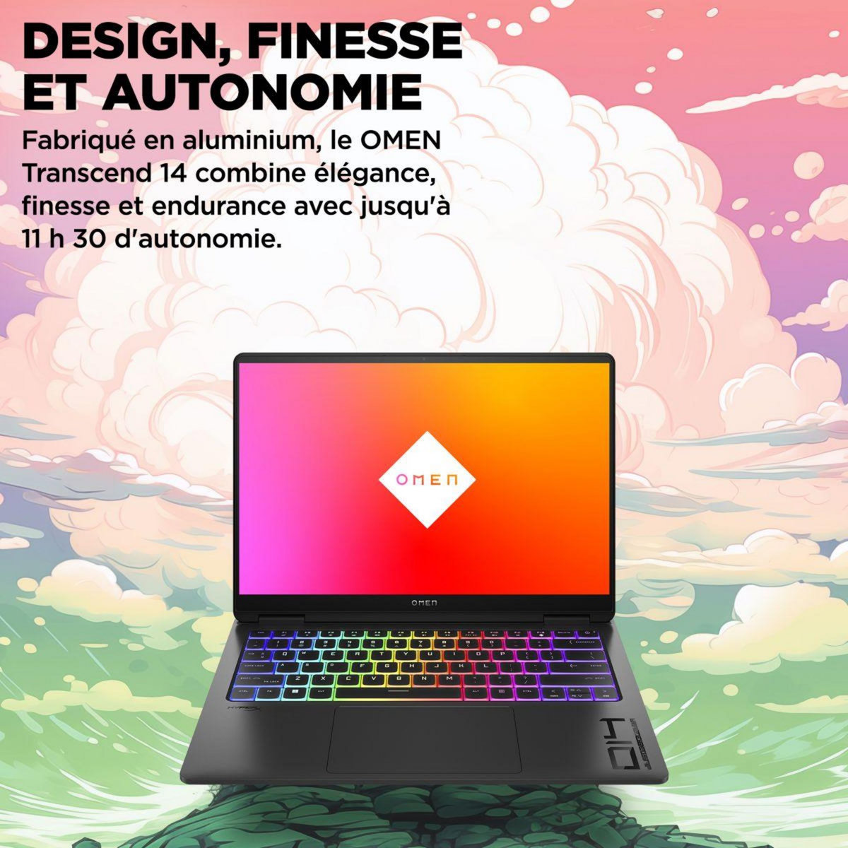 HP PC Gamer Omen Transcend 14-fb0131nf EVO