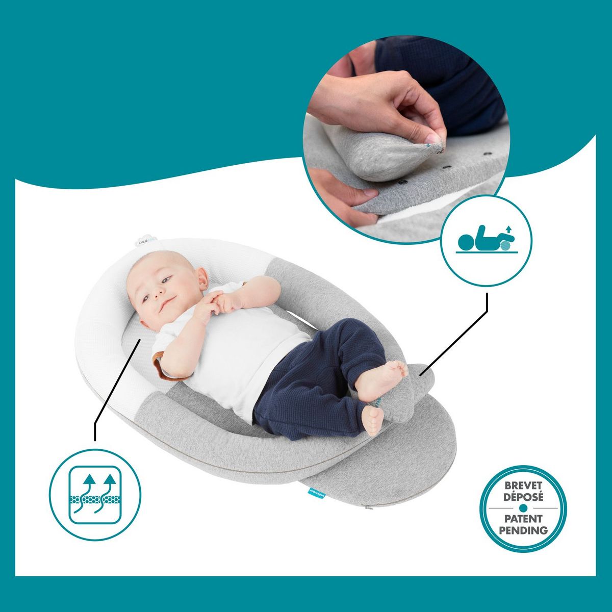 BABYMOOV Réducteur anti-coliques CloudNest 