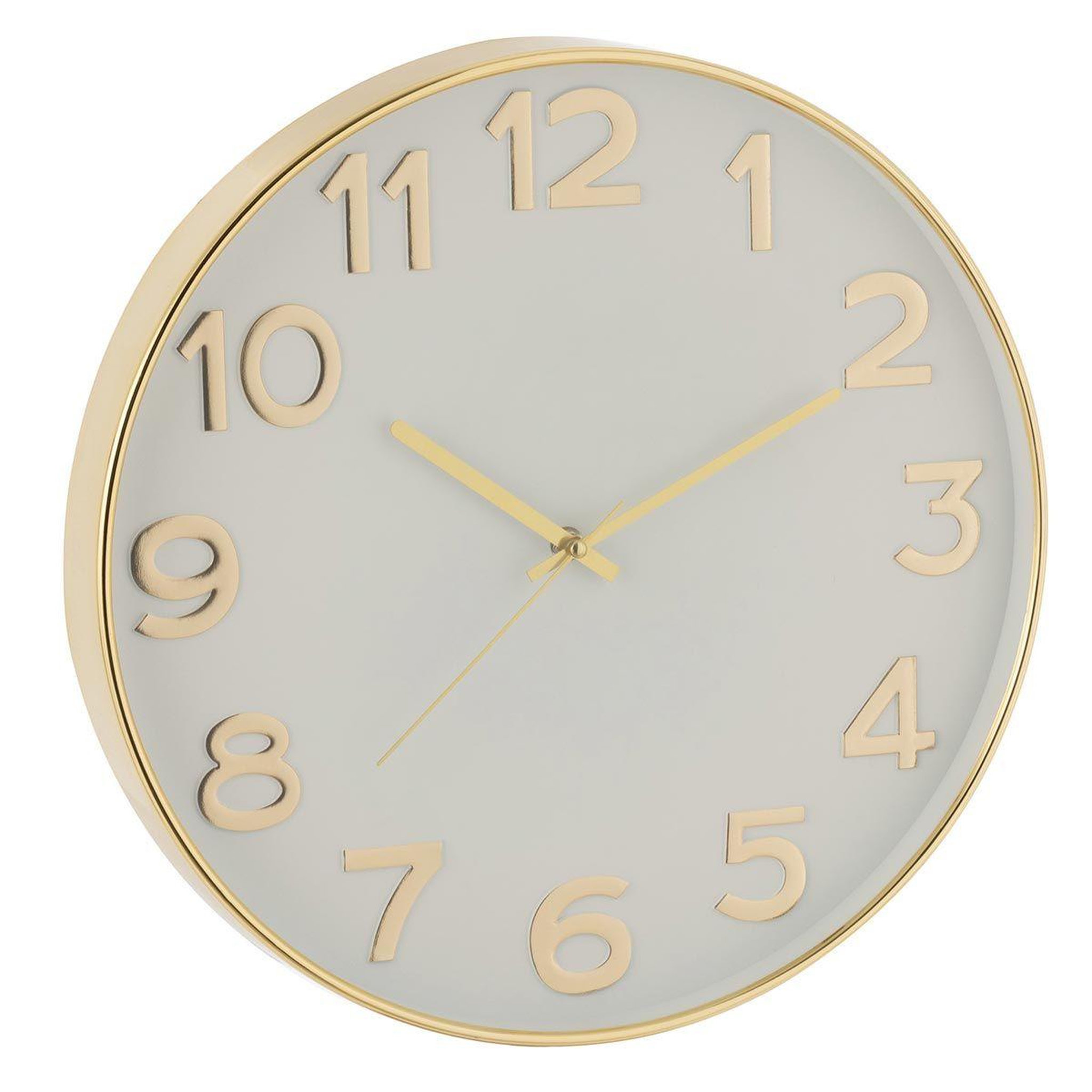Voir la diapositive 1 : J-LINE Horloge murale design  gahy  40cm or