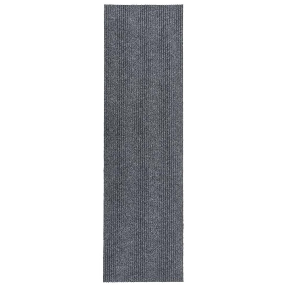 VIDAXL Tapis 100x400 cm Gris