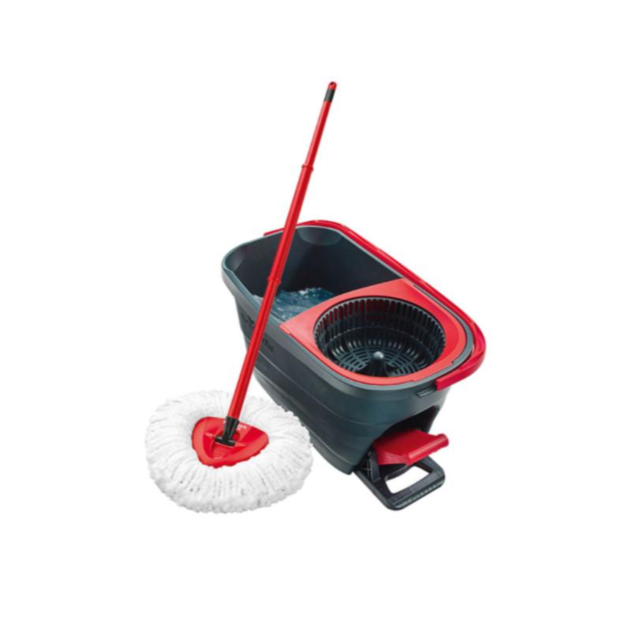 Voir la diapositive 1 :  Pack VILEDA Balai et Seau-essoreur Turbo - 5 L - 77651