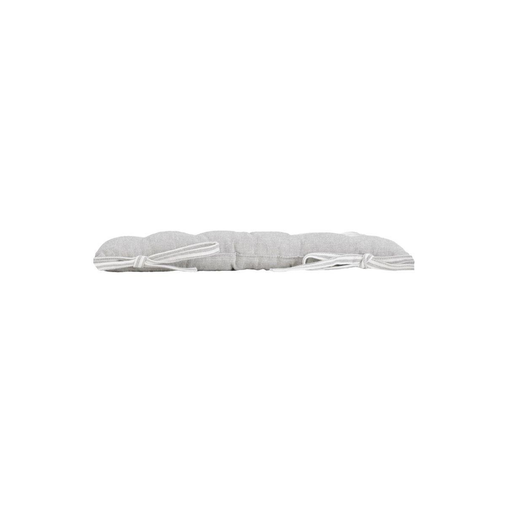 Voir la diapositive 2 : Douceur d'Intérieur Galette de chaise matelassée  iliade  38x38cm gris