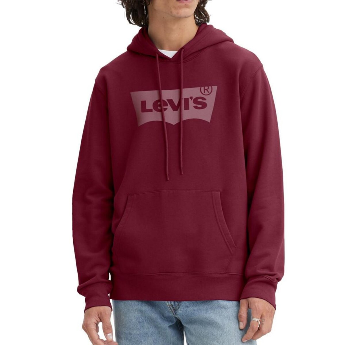 Sweat Capuche Rouge Homme Levi s Graphic Hoodie