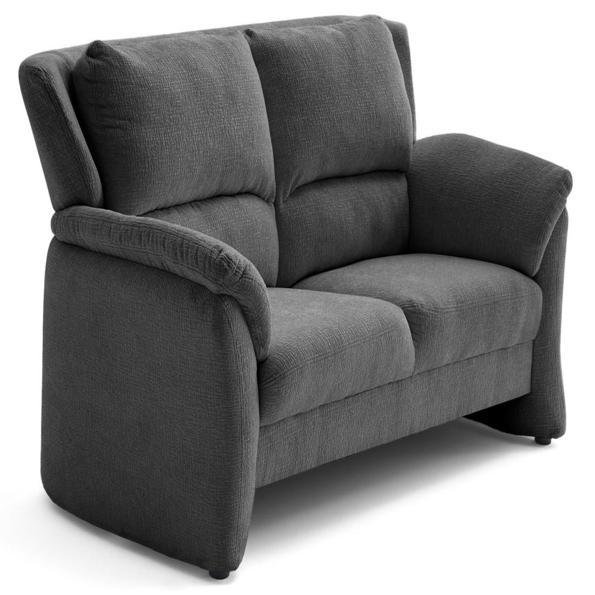 Voir la diapositive 4 : LISA DESIGN Bastille - canapé droit 2 places en tissu velours relief