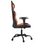 Voir la diapositive 4 : VIDAXL Chaise de jeu Noir et orange Similicuir