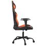 Voir la diapositive 4 : VIDAXL Chaise de jeu Noir et orange Similicuir