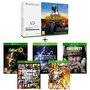 Console Xbox One S 1To PlayerUnknown Battlegrounds + Dragon Ball FighterZ + Call of Duty WWII + Star Wars Battlefront II + GTA V + Fallout 76