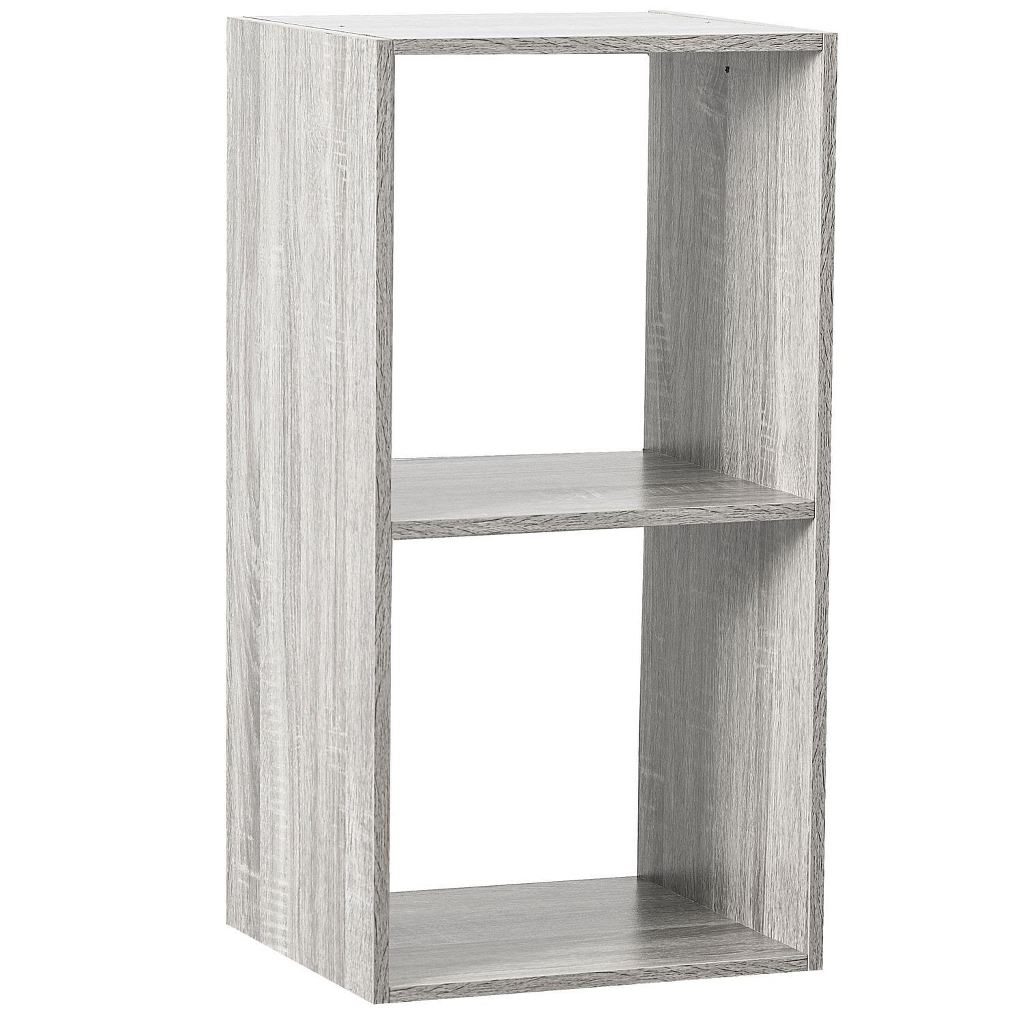 ATMOSPHERA Etagère 2 cases mix - p. 34,5 cm x h. 67,5 cm - gris