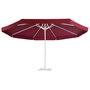 Voir la diapositive 2 : VIDAXL Tissu de remplacement pour parasol d'exterieur Bordeaux 500 cm