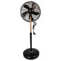 Voir la diapositive 5 : NIKLAS Ventilateur sur Pied 60W sur Mat en Bois réglable - Ventilateur Portable 3 Vitesses NIKLAS