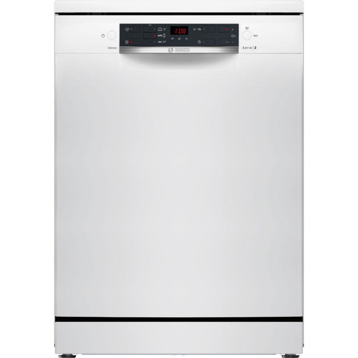 BOSCH Lave vaisselle 60 cm SMS25AW12F, Série 2, VarioSpeed Plus