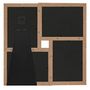 Voir la diapositive 3 : VIDAXL Collage de cadres photo pour photo de 4x(13x18 cm) Marron MDF